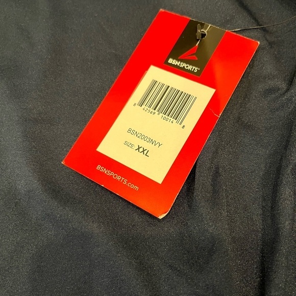 🌏 BSN Sports Performance 1/4 Zip Pullover | Dwight School | Navy Blue | 2XL - Picture 6 of 8